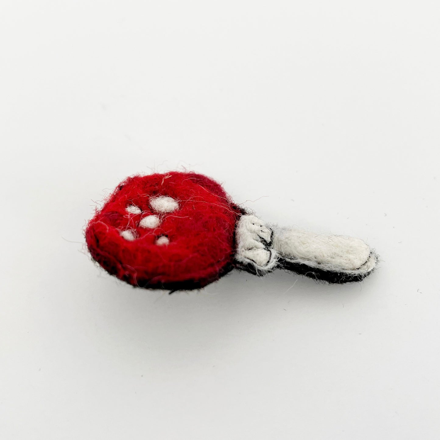 Felted Mushroom Pin